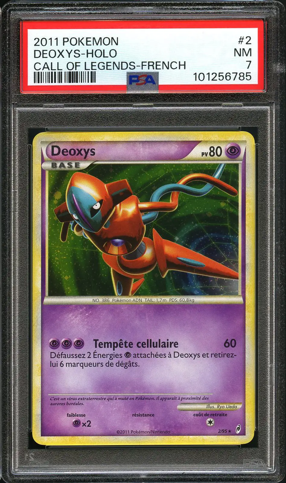 PSA 7 Deoxys Holo