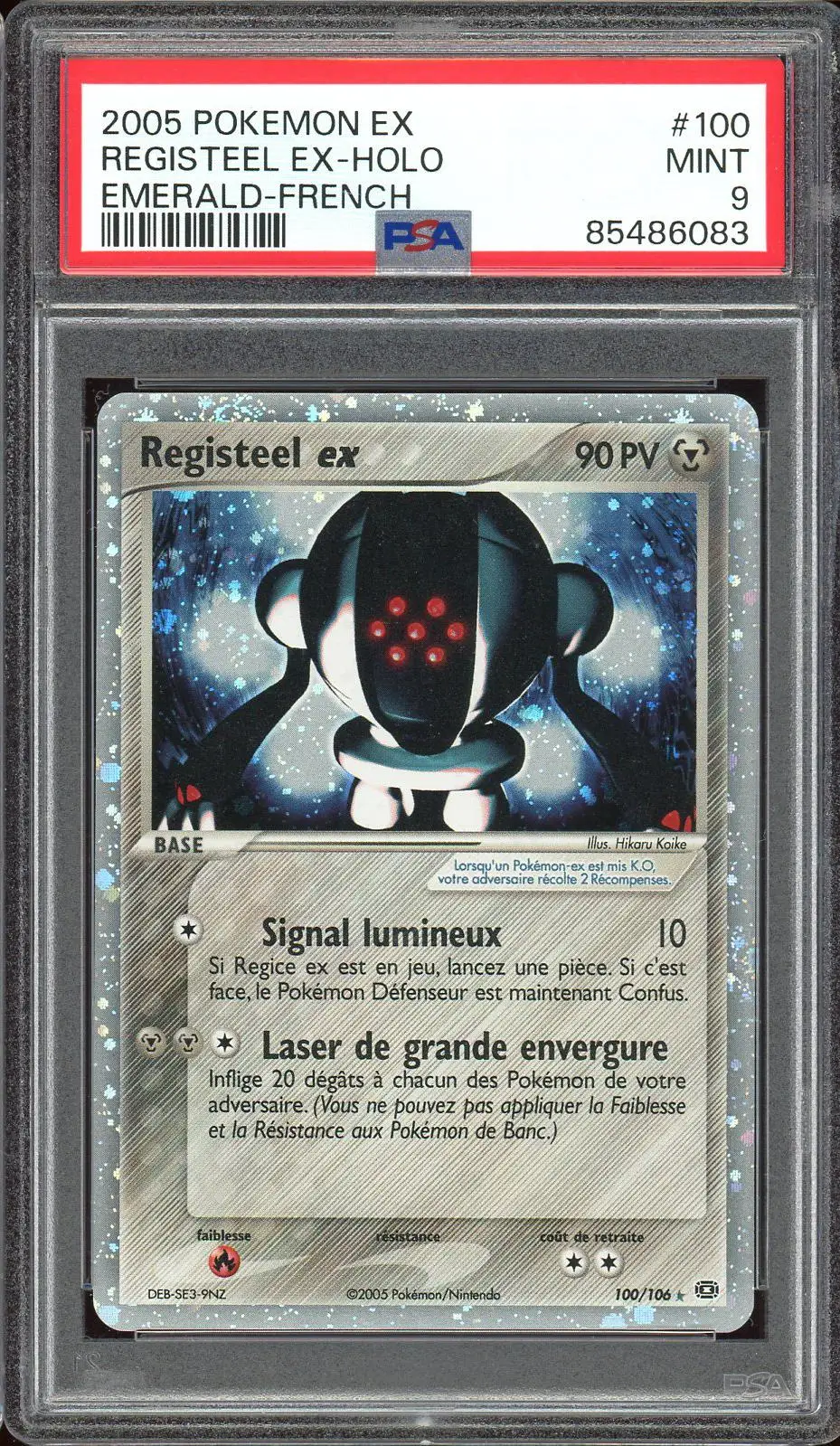 PSA 9 Registeel Ex