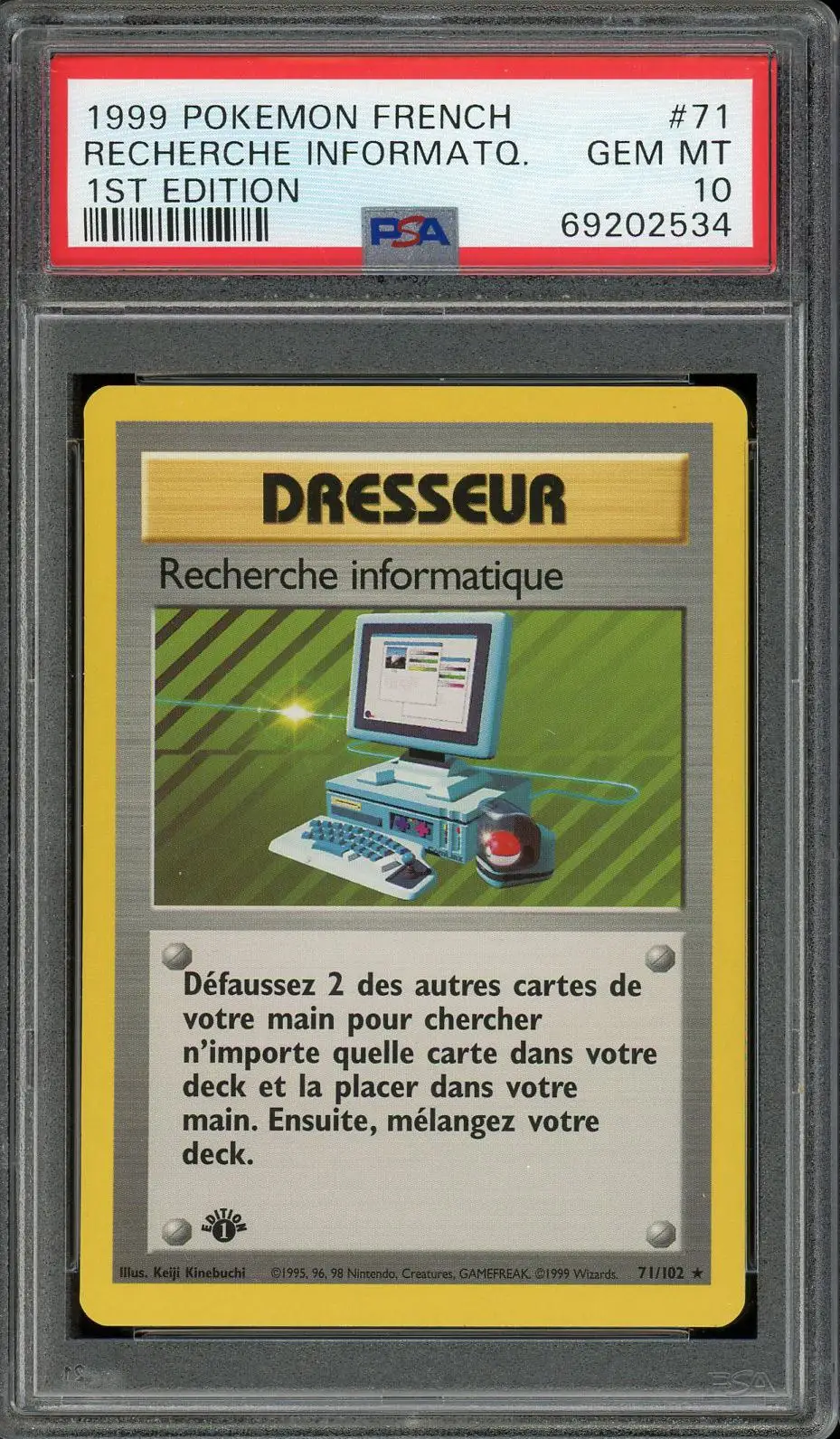 PSA 10 Recherche Informatique