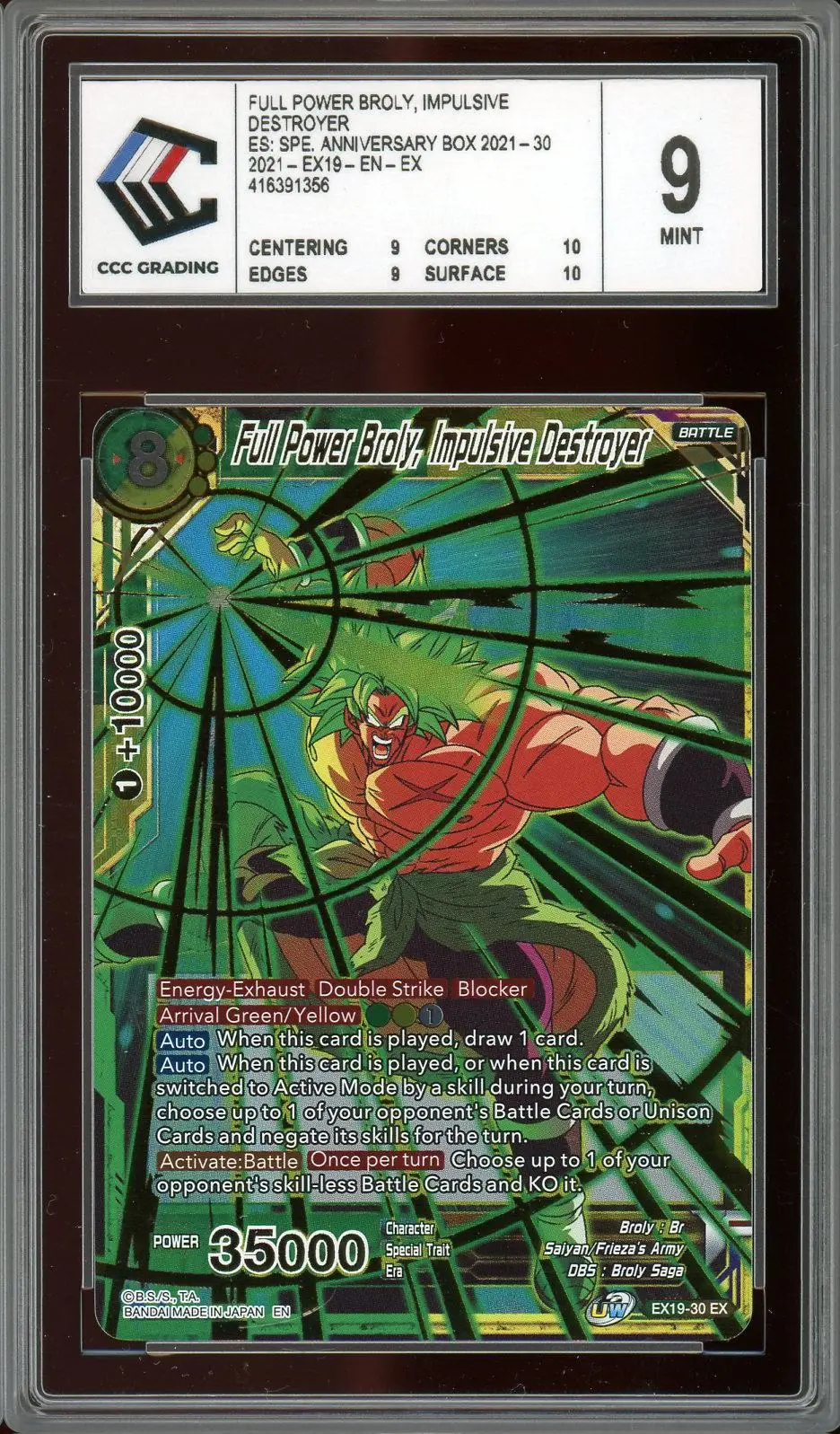 CCC 9 Full Power Body, Impulsive Destroyer