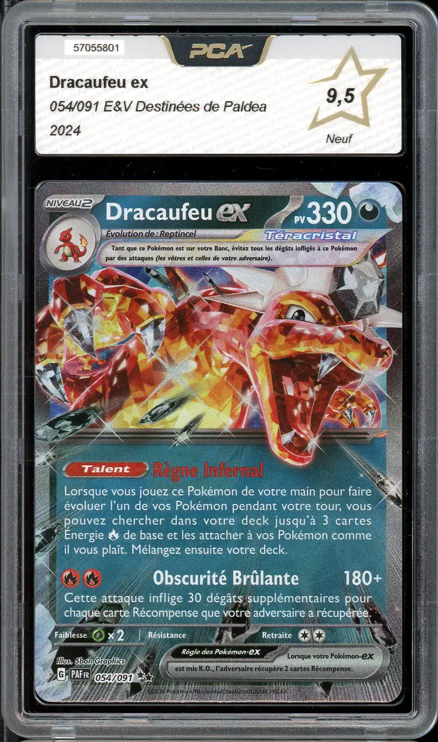 PCA 9.5 Dracaufeu Ex