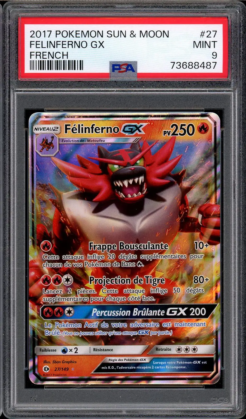 PSA 9 Félinferno Gx