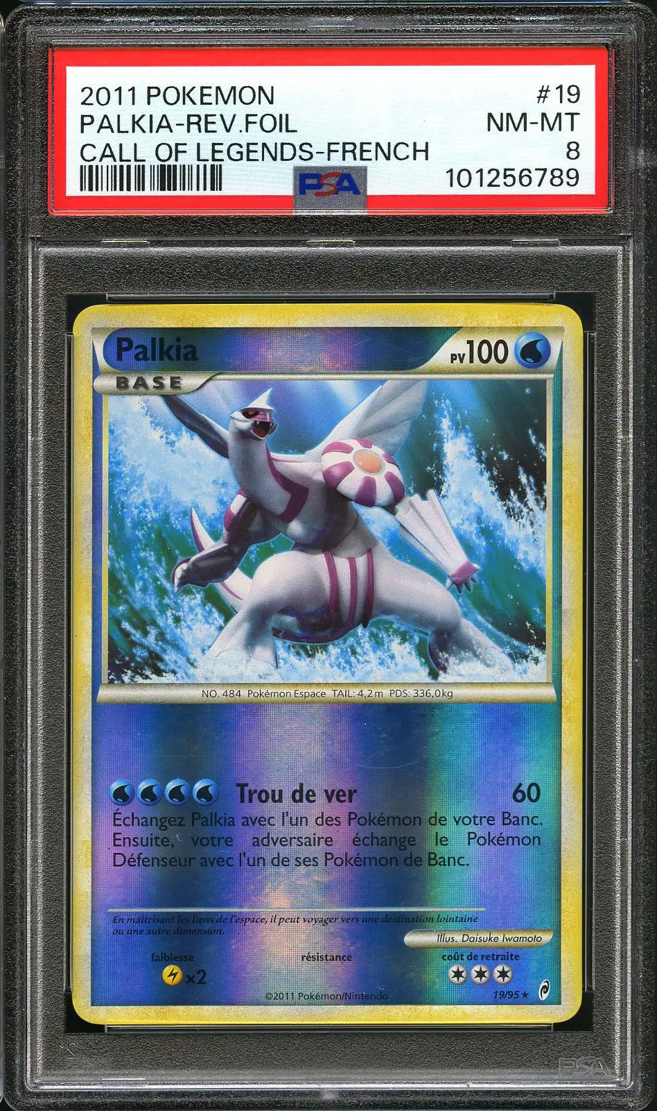 PSA 8 Palkia Reverse