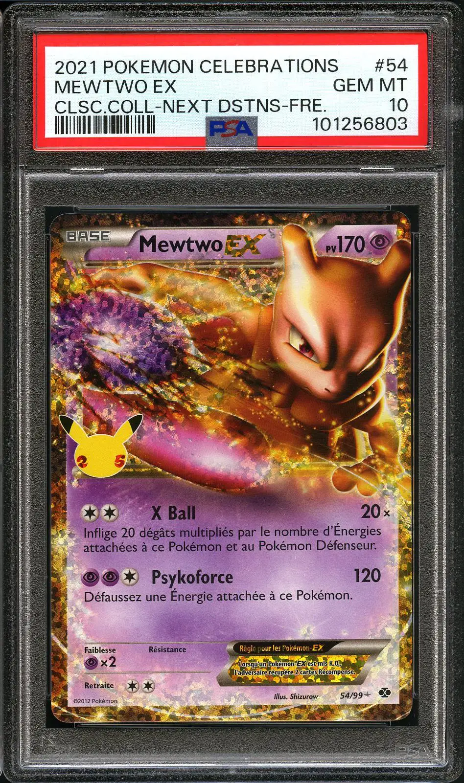 PSA 10 Mewtwo Ex