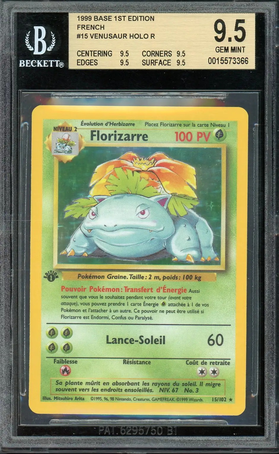 BGS 9.5 Florizarre Holo