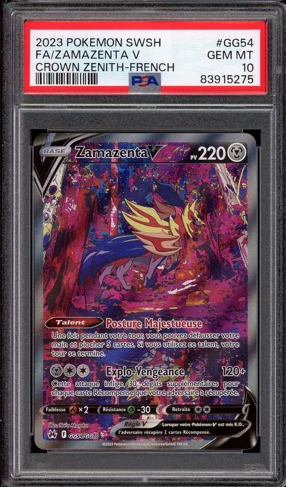PSA 10 Zamazenta V