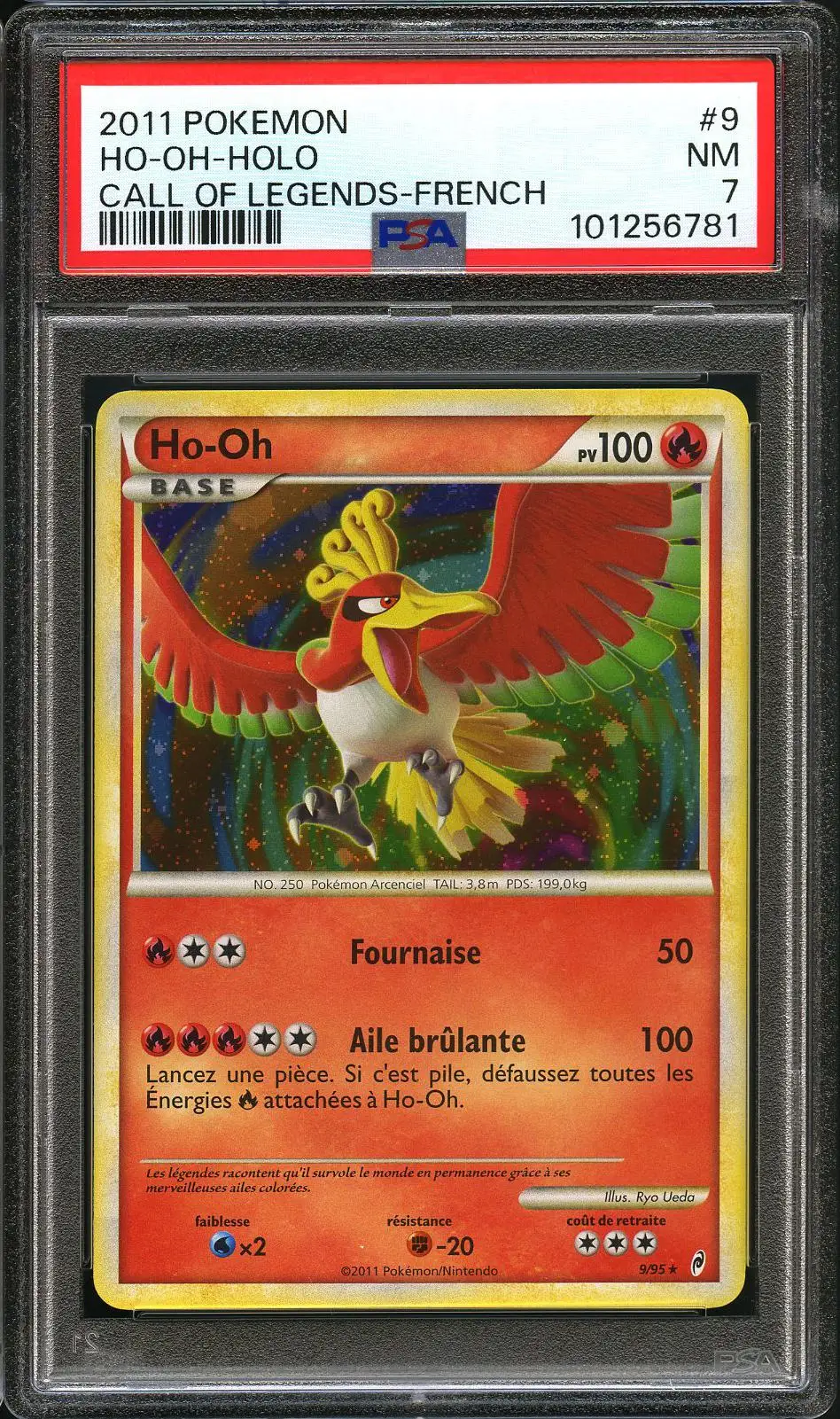 PSA 7 Ho-Oh Holo