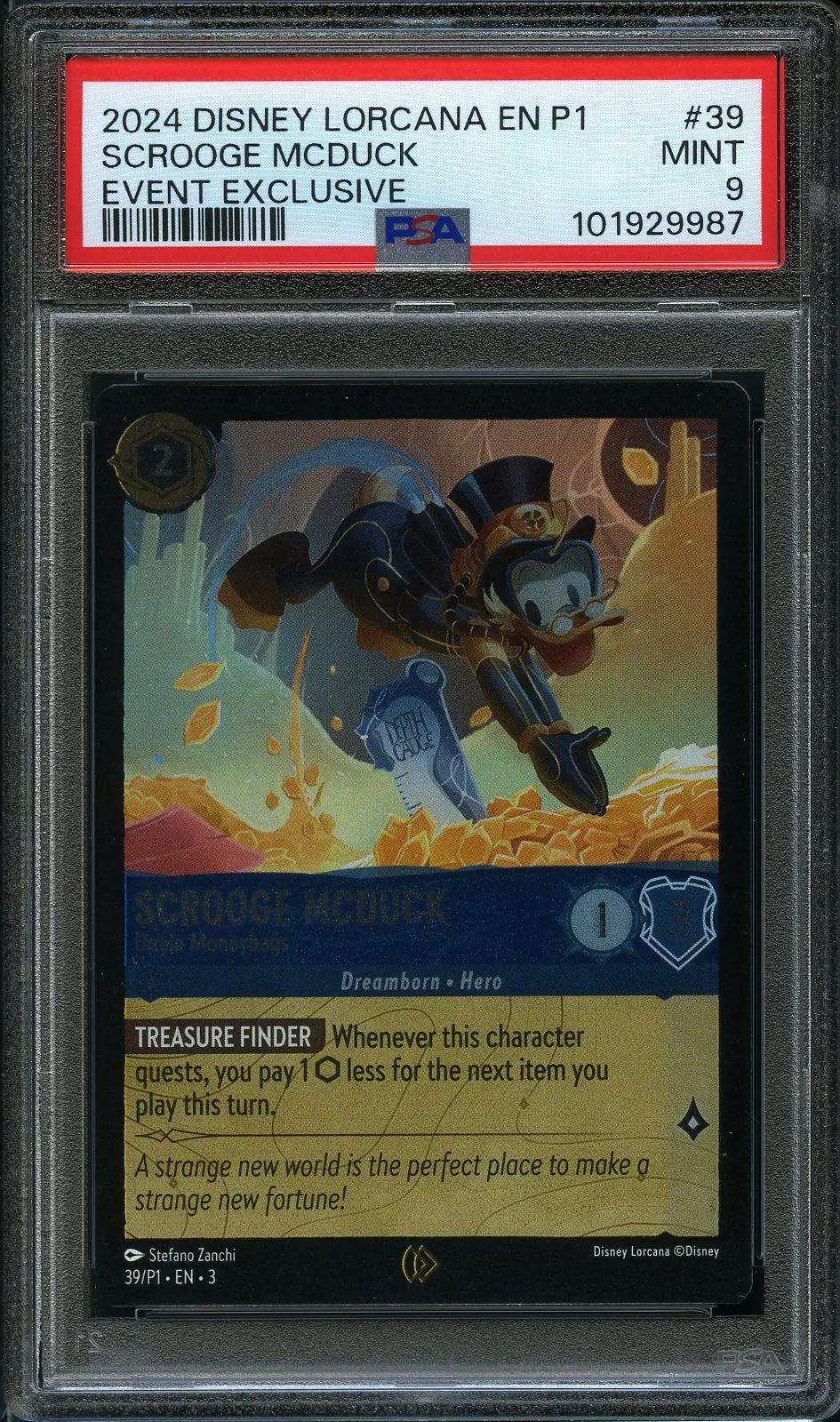 PSA 9 Scrooge McDuck Foil