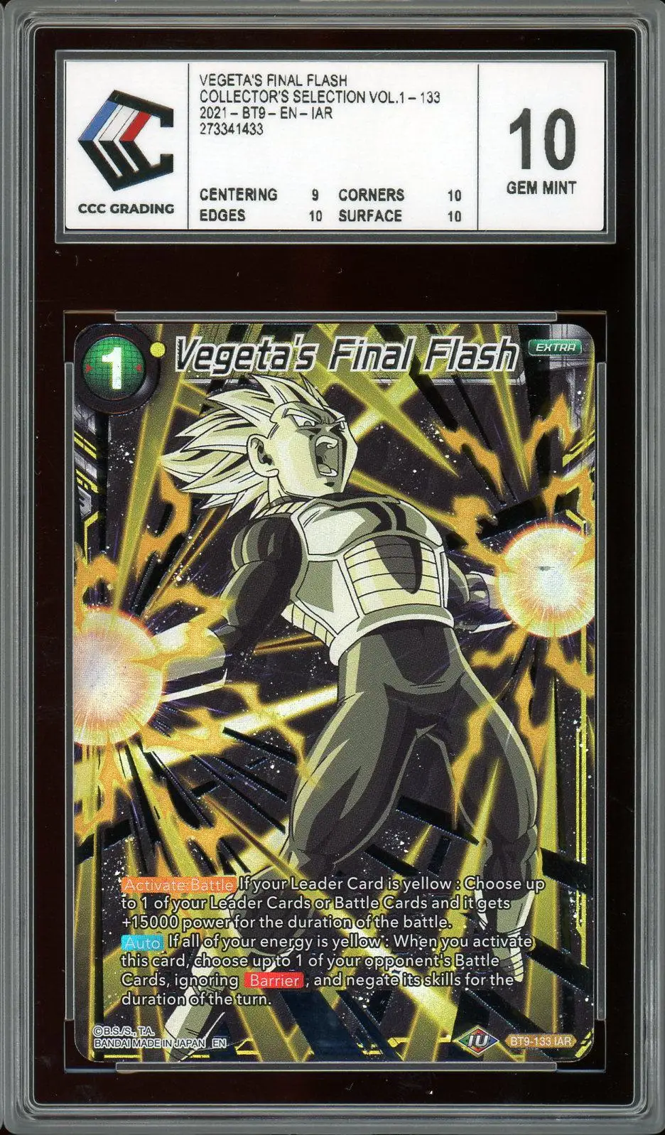 CCC 10 Vegeta's Final Flash