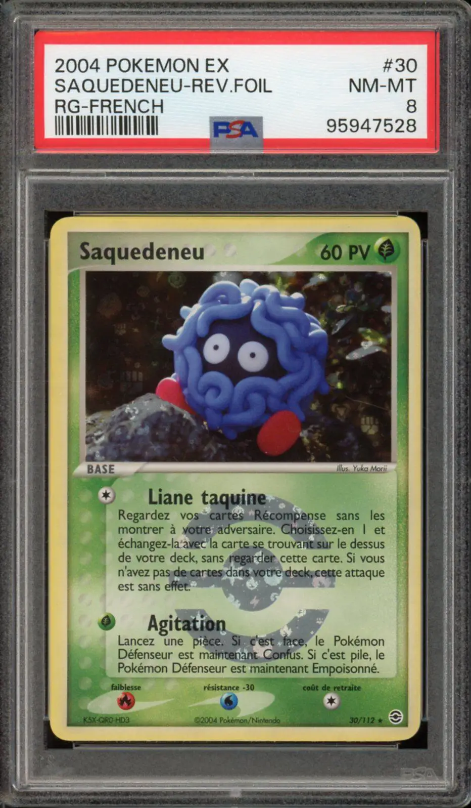 PSA 8 Saquedeneu Reverse