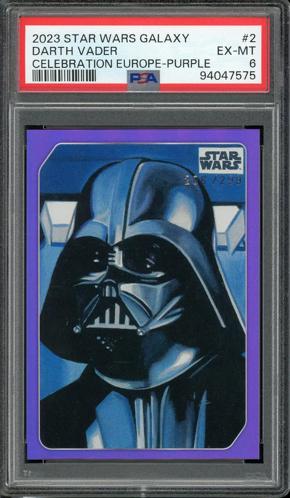 PSA 6 Darth Vader Purple