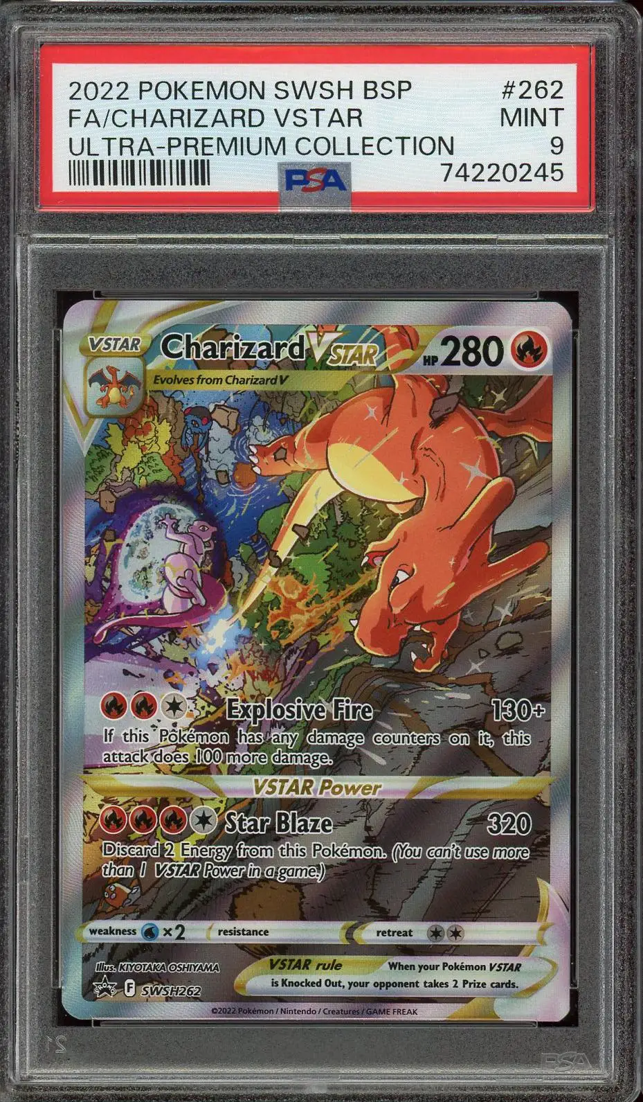 PSA 9 Charizard VStar