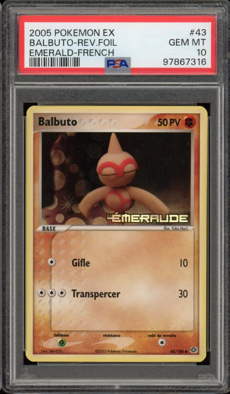 PSA 10 Balbuto Reverse