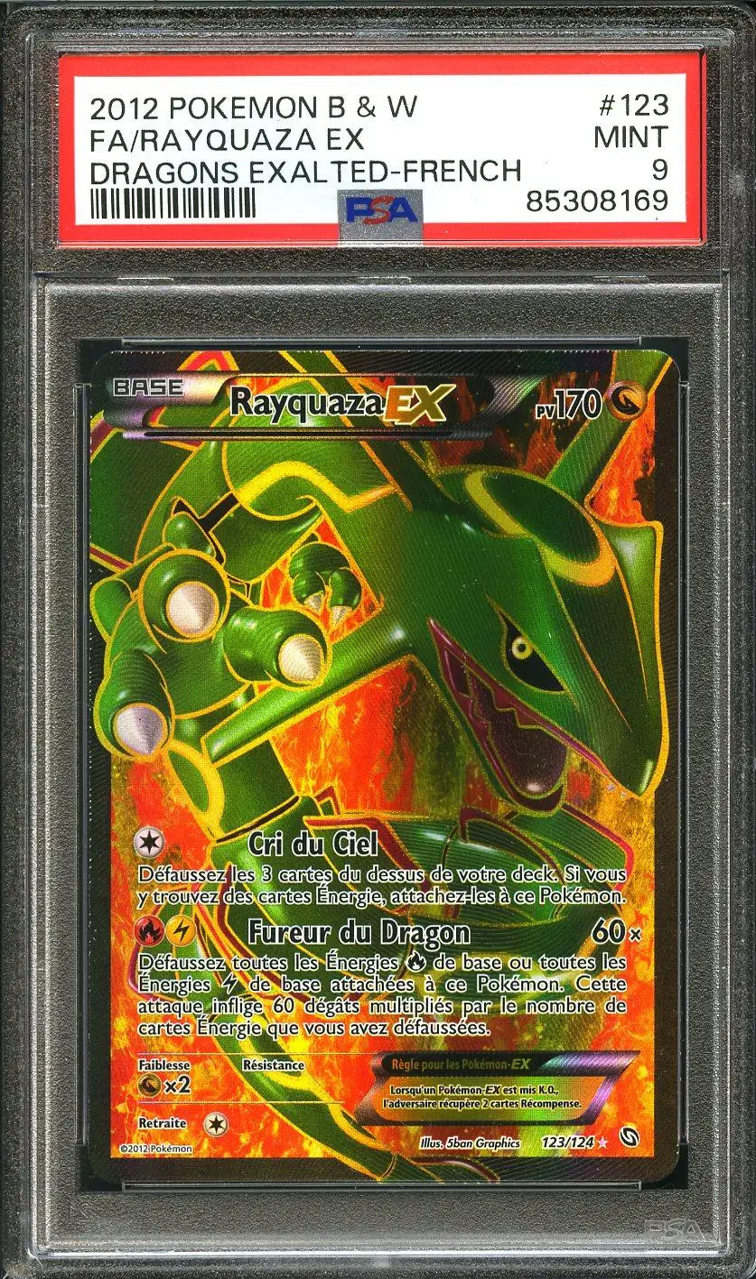 PSA 9 Rayquaza Holo