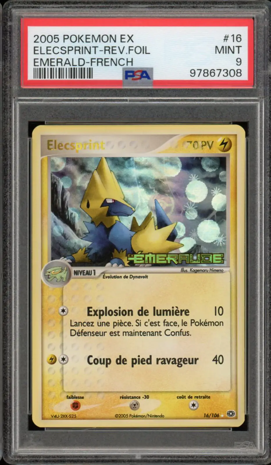 PSA 9 Elecsprint Reverse