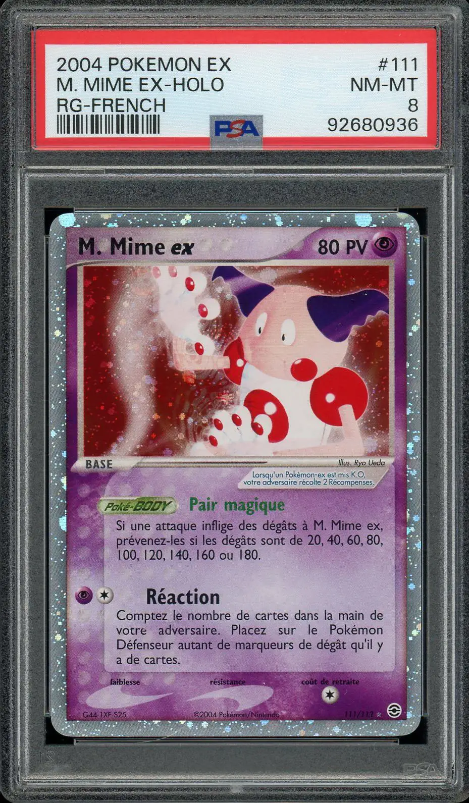 PSA 8 M. Mime Ex