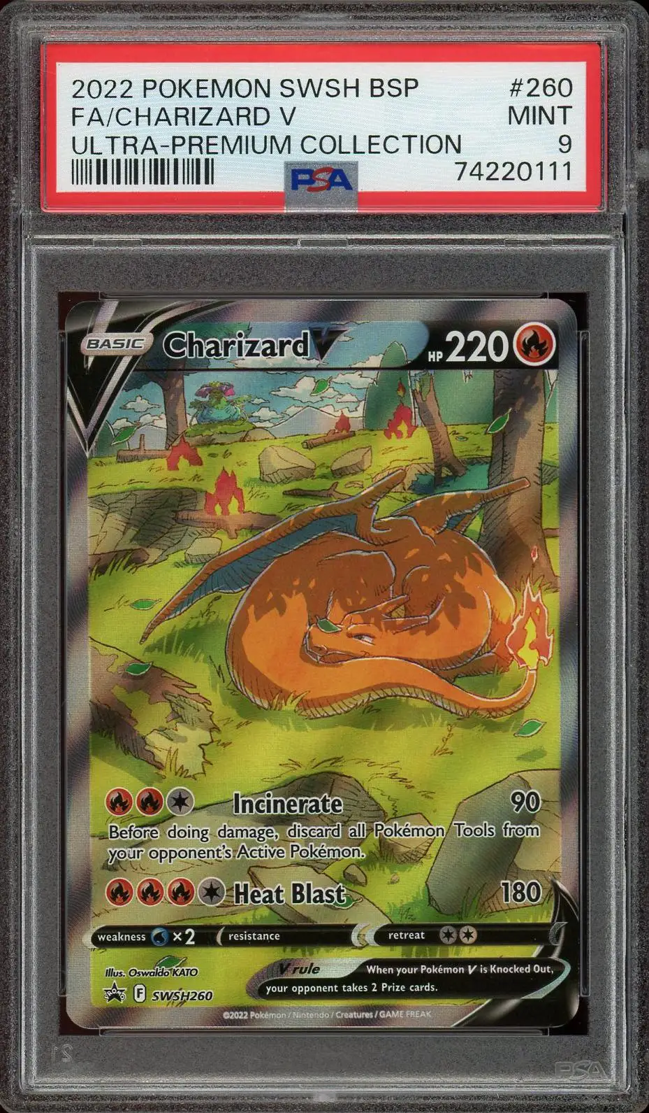 PSA 9 Charizard V