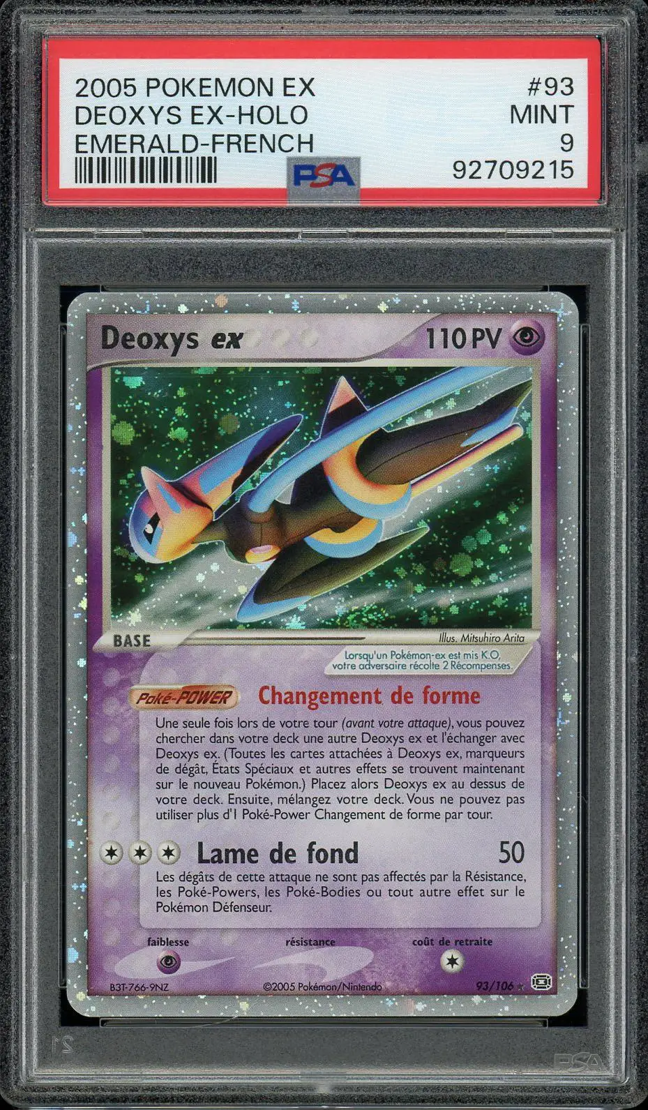 PSA 9 Deoxys Ex