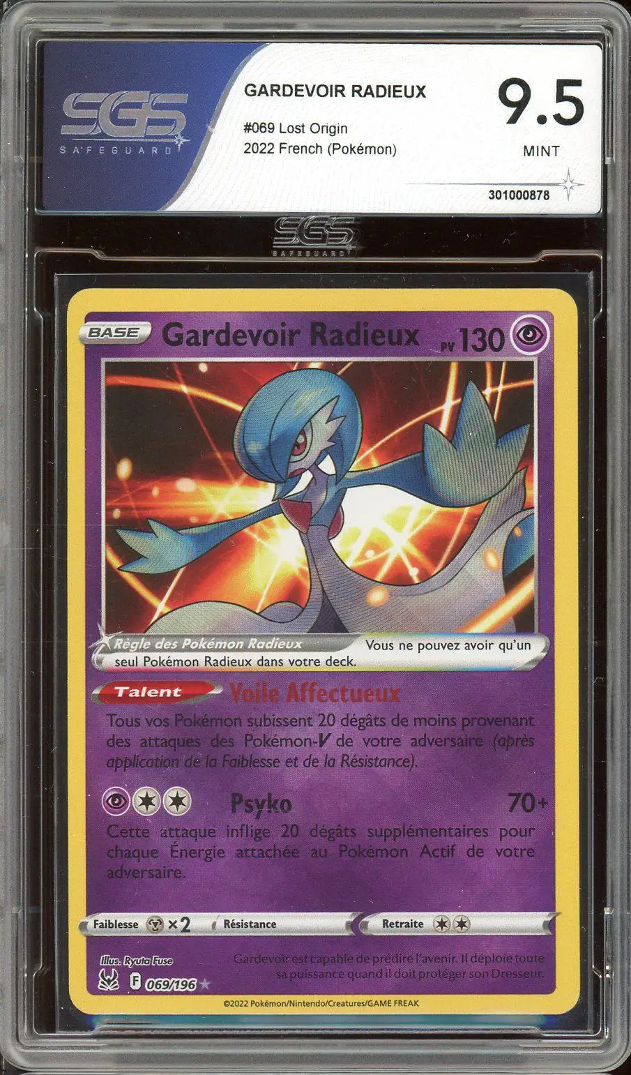 SGS 9.5 Gardevoir Radieux