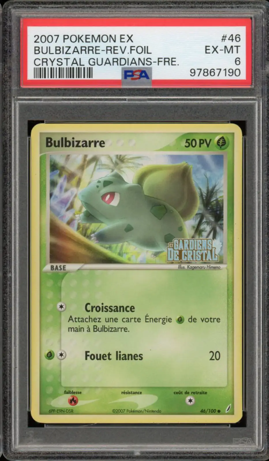 PSA 6 Bulbizarre Reverse
