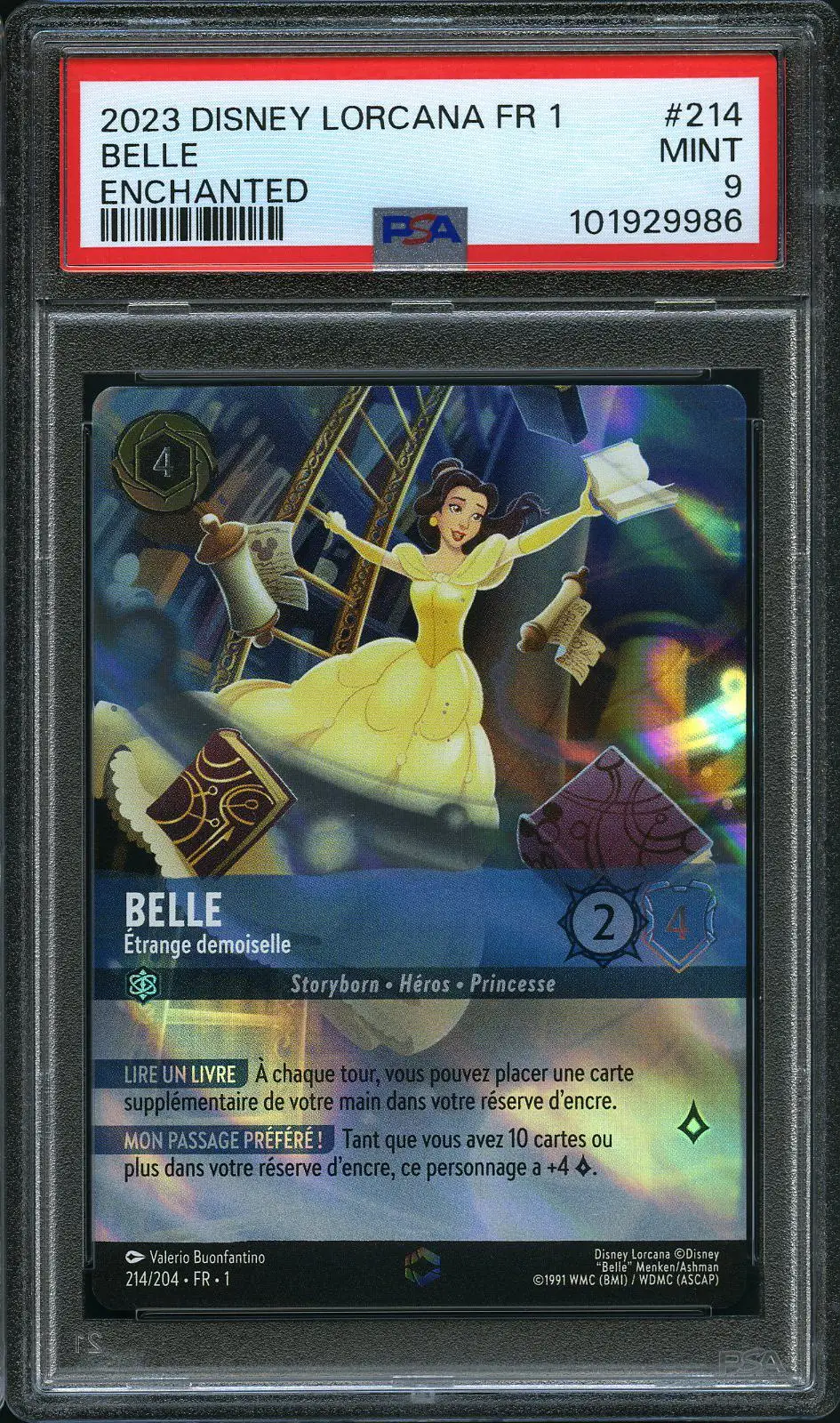 PSA 9 Belle Enchantée