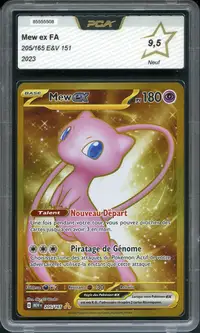 ペ*草様 PSA9 Mew ex Gold Hyper Rare MEW EN PCA 9.5 Mew Ex Gold