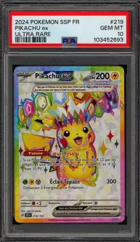 PSA 10 Pikachu Ex