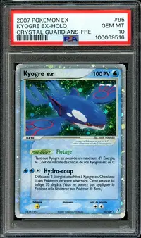 PSA 10 Kyogre Ex