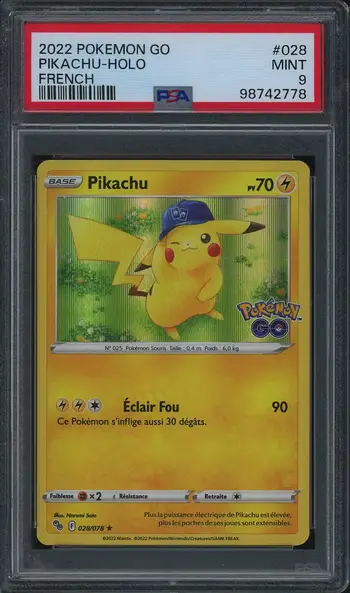 PSA 9 Pikachu Holo