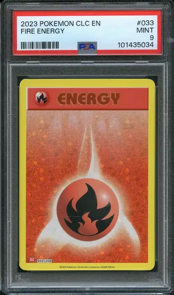 PSA 9 Fire Energy Holo