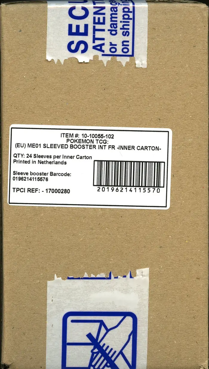 Case Boosters Blisters ME1 Méga-Evolution