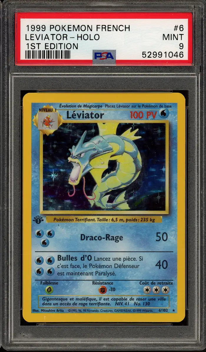 PSA 9 Léviator Holo
