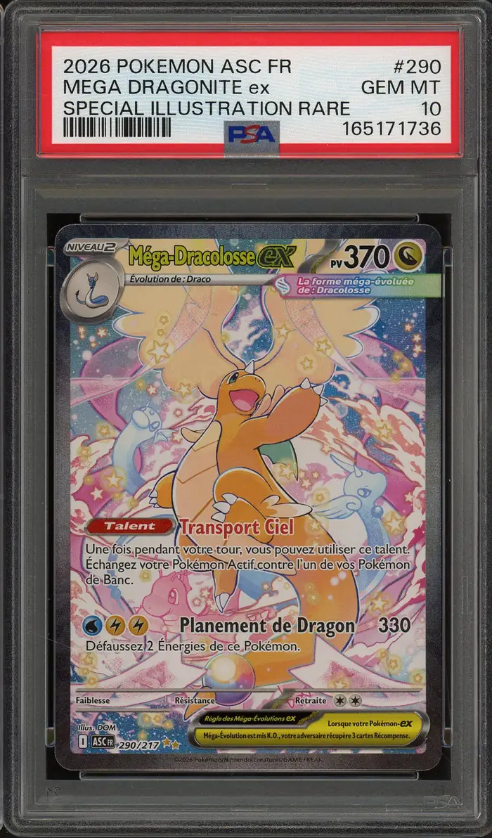 PSA 10 Méga-Dracolosse Ex