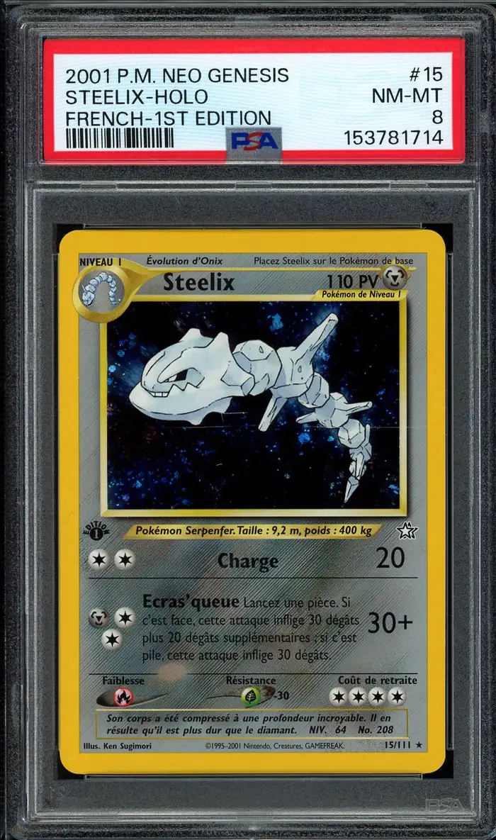 PSA 8 Steelix Holo