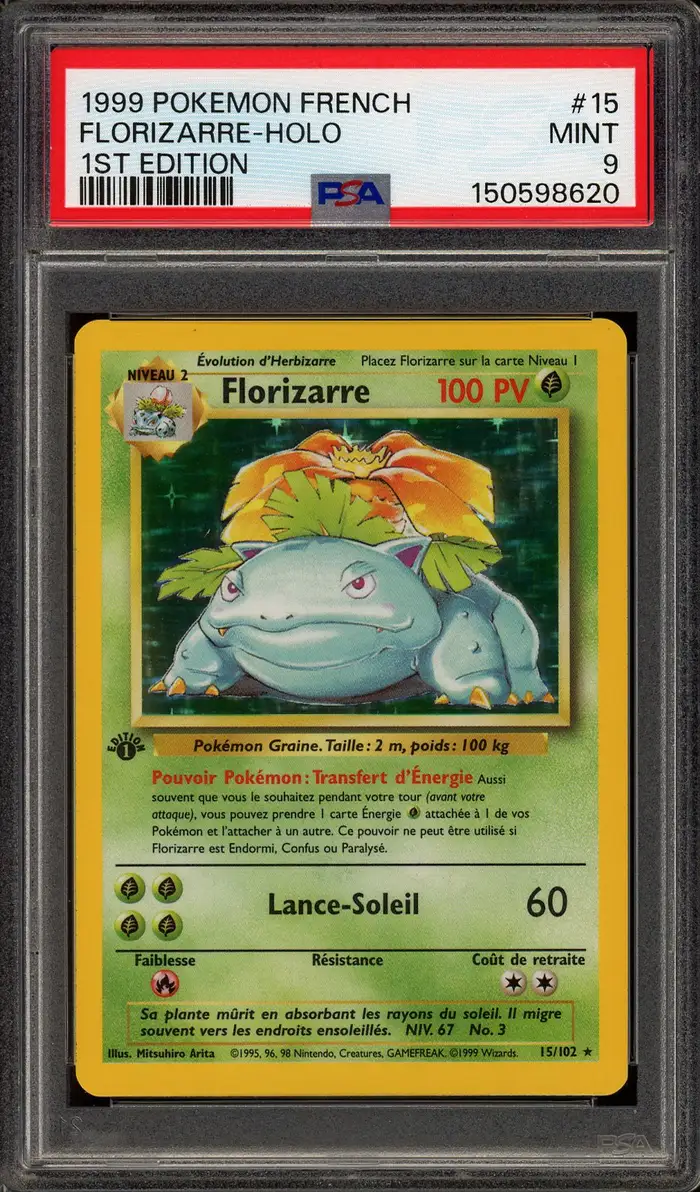 PSA 9 Florizarre Holo