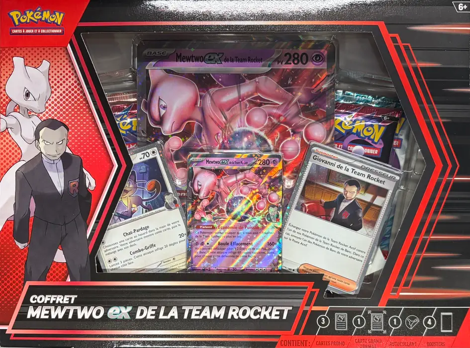Coffret Mewtwo Ex de la Team Rocket