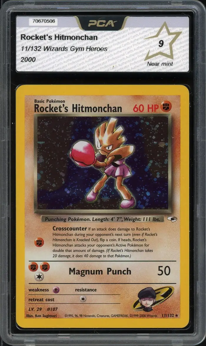 PCA 9 Rocket's Hitmonchan Holo