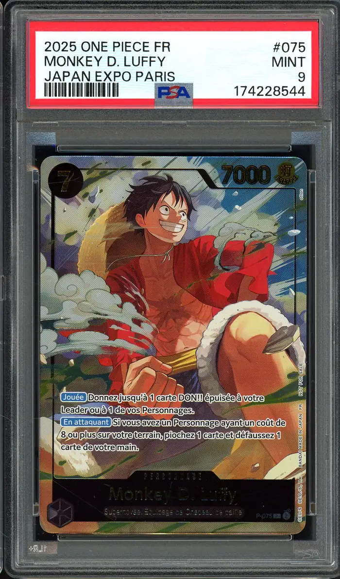 PSA 9 Monkey D. Luffy