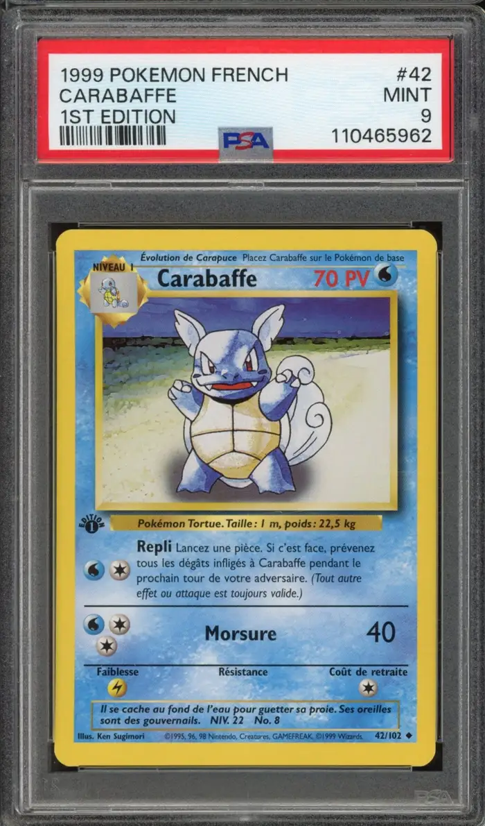 PSA 9 Carabaffe