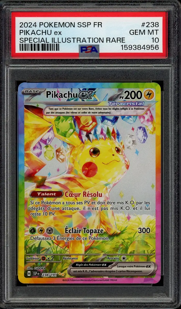 PSA 10 Pikachu Ex
