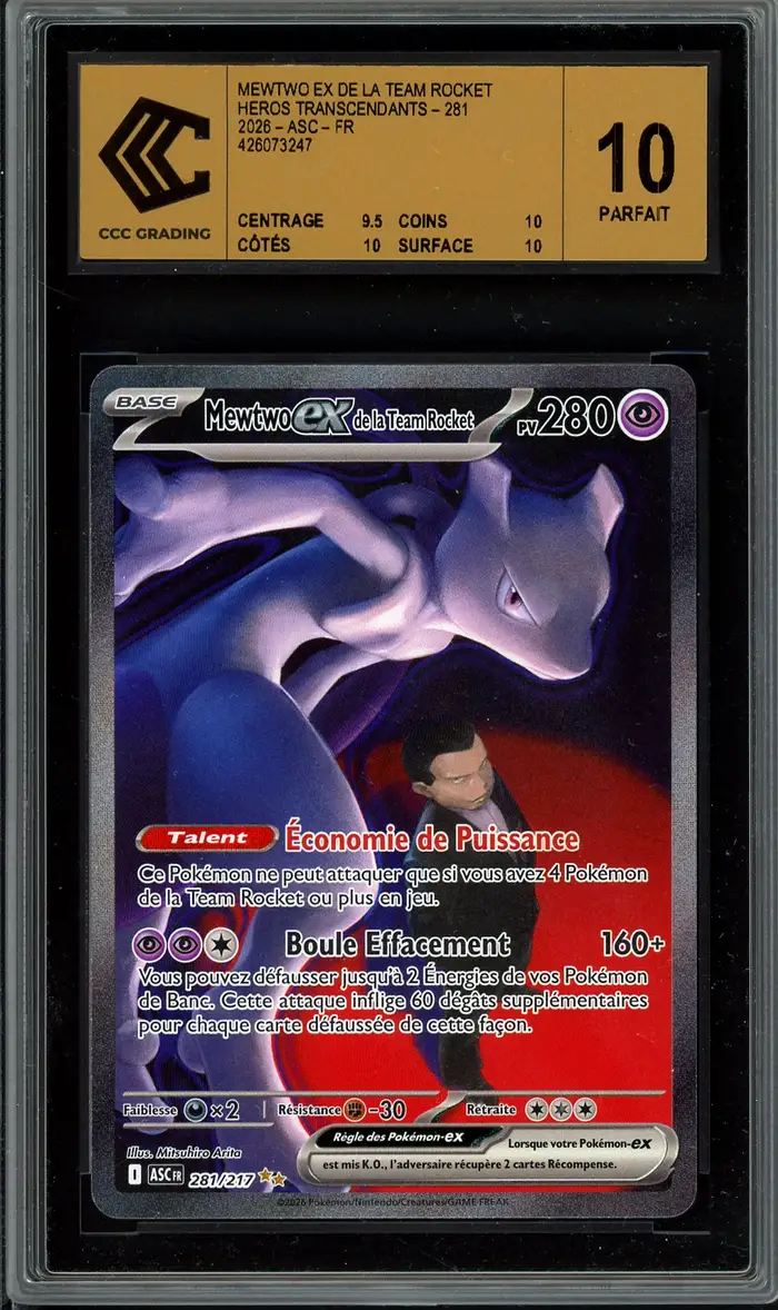 CCC 10 Mewtwo Ex de la Team Rocket