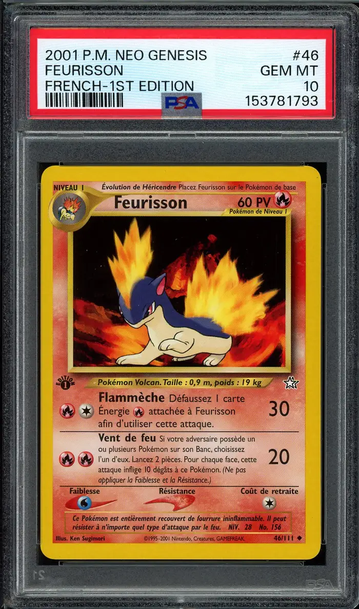 PSA 10 Feurisson