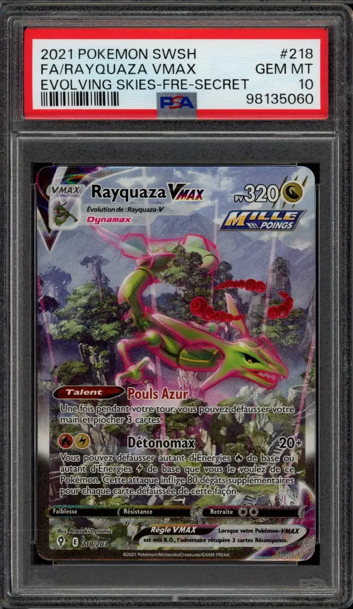 PSA 10 Rayquaza VMax