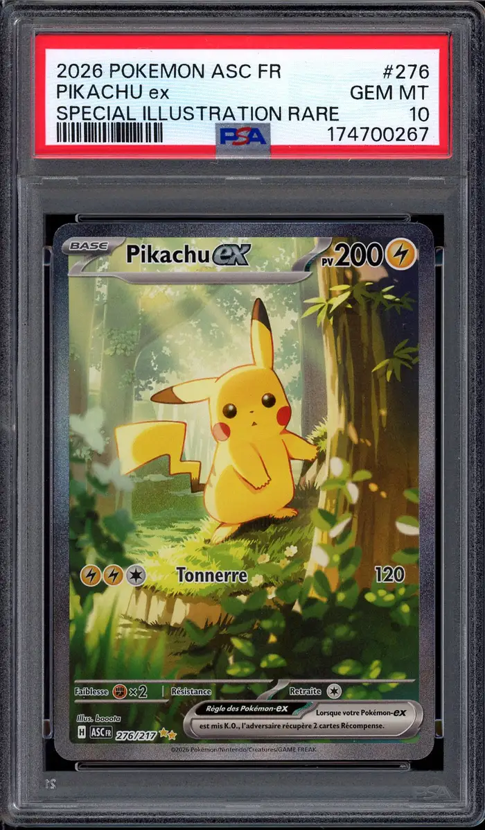 PSA 10 Pikachu Ex