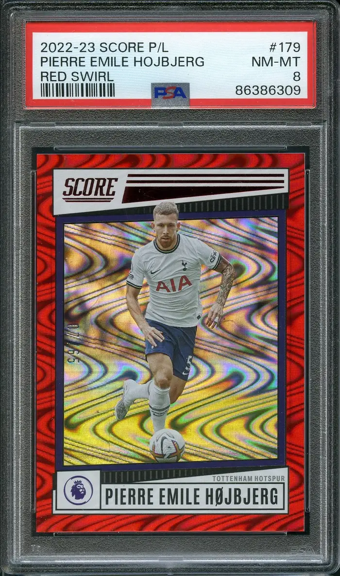 PSA 8 Pierre Emile Hojbjerg Red Swirl