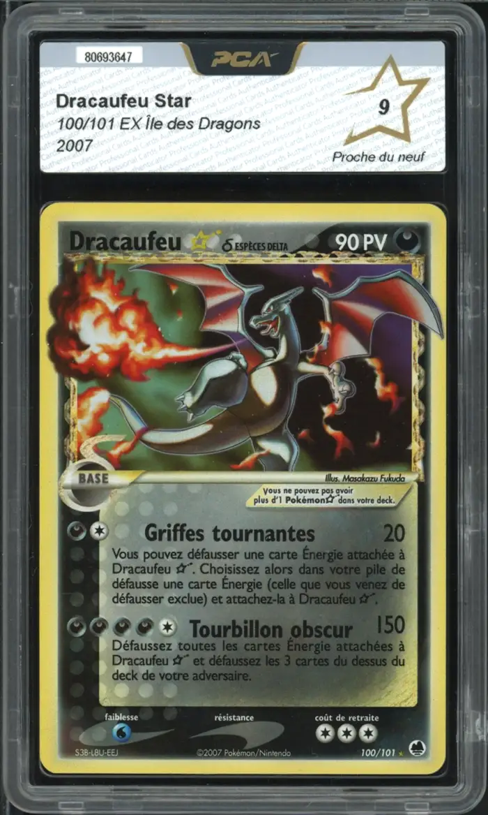 PCA 9 Dracaufeu Gold Star
