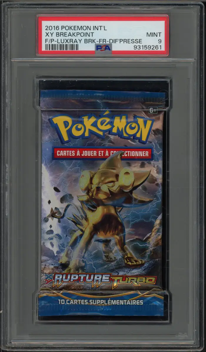 PSA 9 Booster XY Rupture Turbo