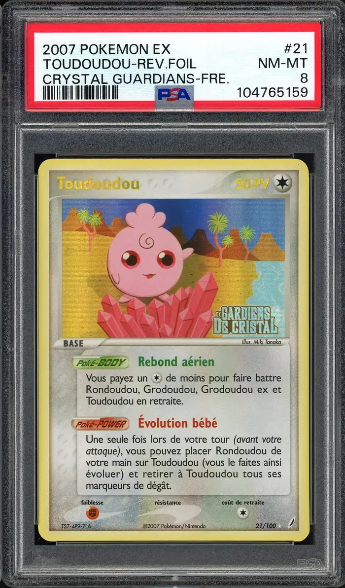 PSA 8 Toudoudou Holo Reverse