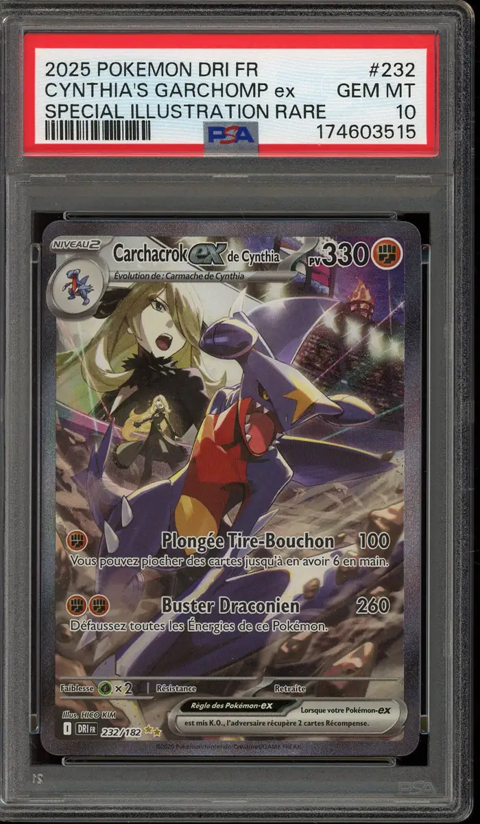 PSA 10 Carchacrok Ex de Cynthia