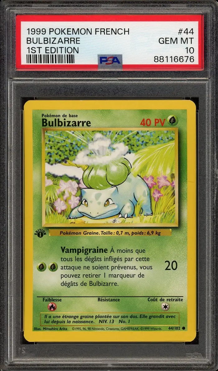 PSA 10 Bulbizarre